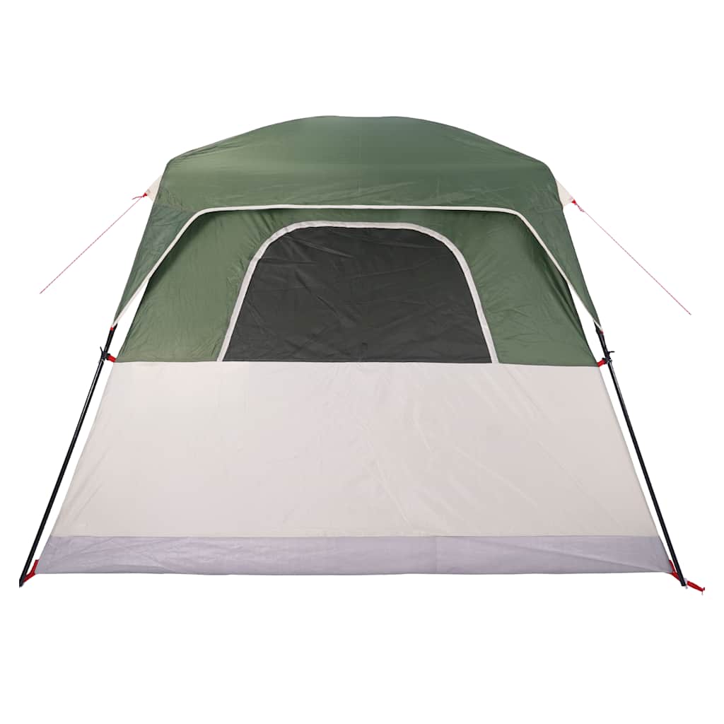 Campingzelt 4 Personen Grün Wasserdicht