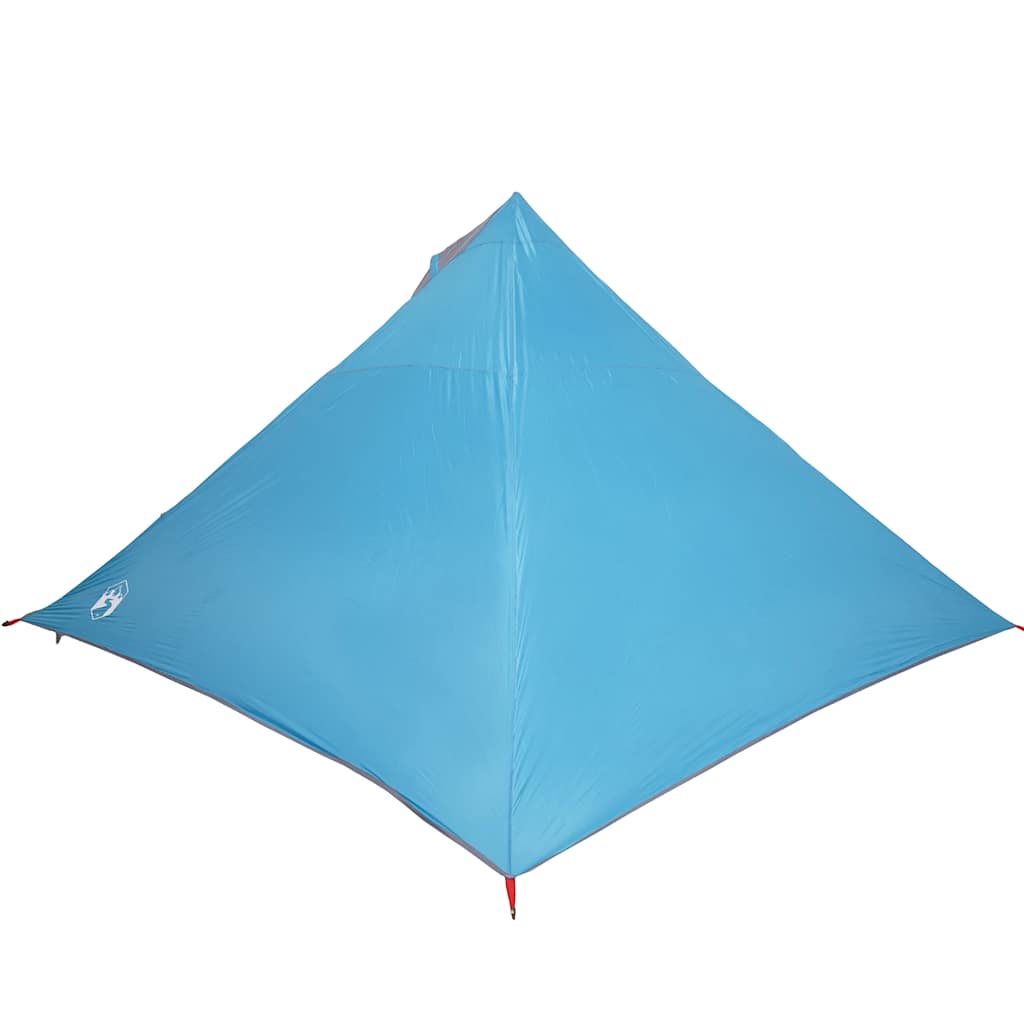 Tipi-Familienzelt 7 Personen Blau Wasserdicht