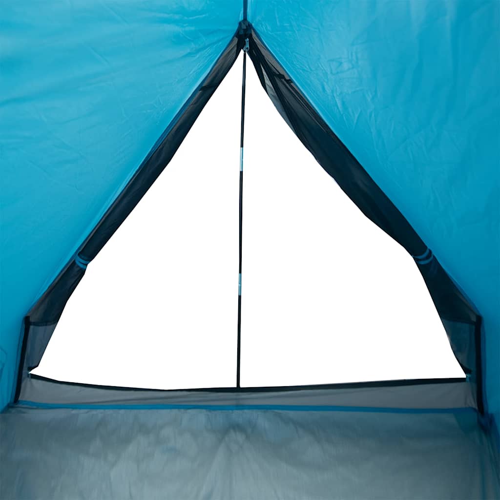 Camping-Keilzelt 2 Personen Blau Wasserdicht
