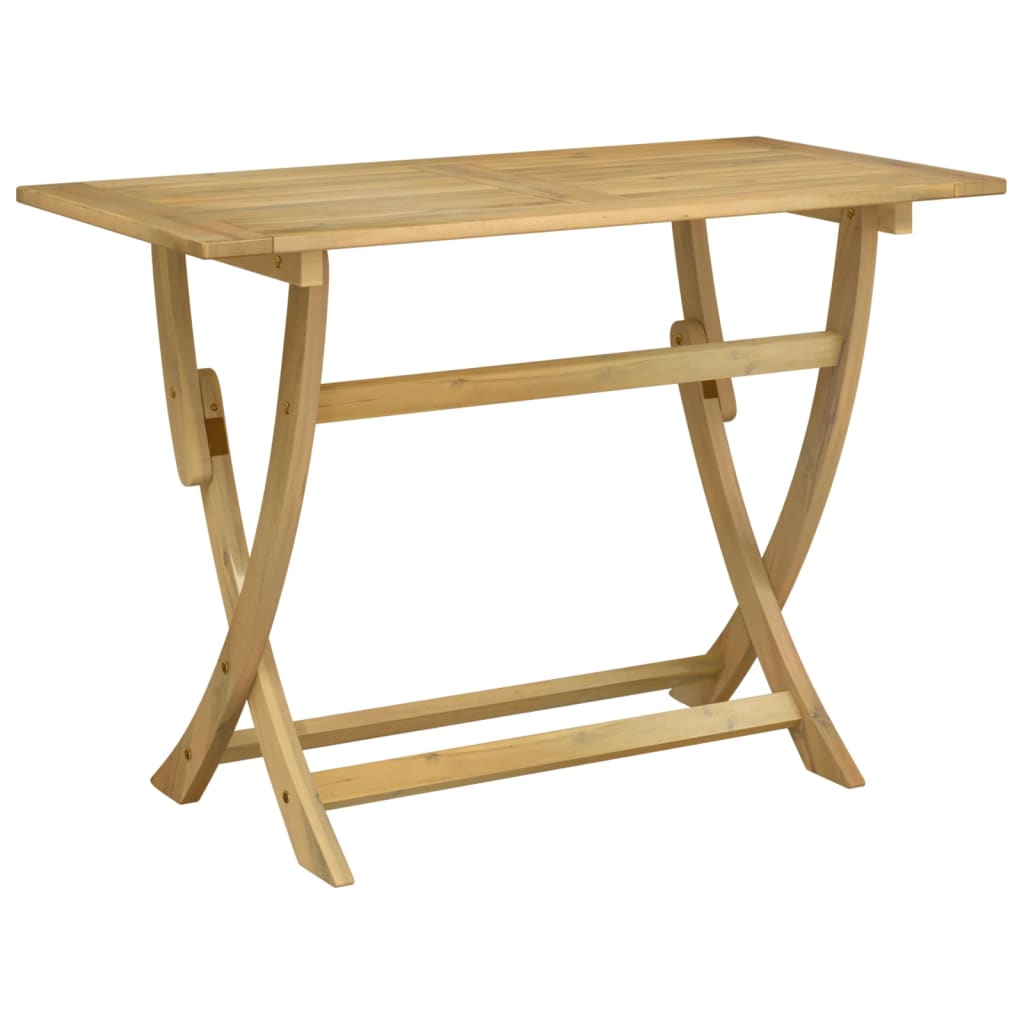 Gartentisch Klappbar 110x55x75 cm Massivholz Akazie