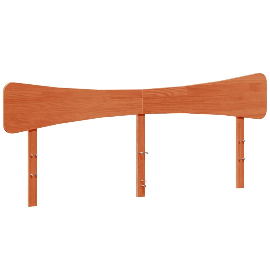 Kopfteil Wachsbraun 180 cm Massivholz Kiefer