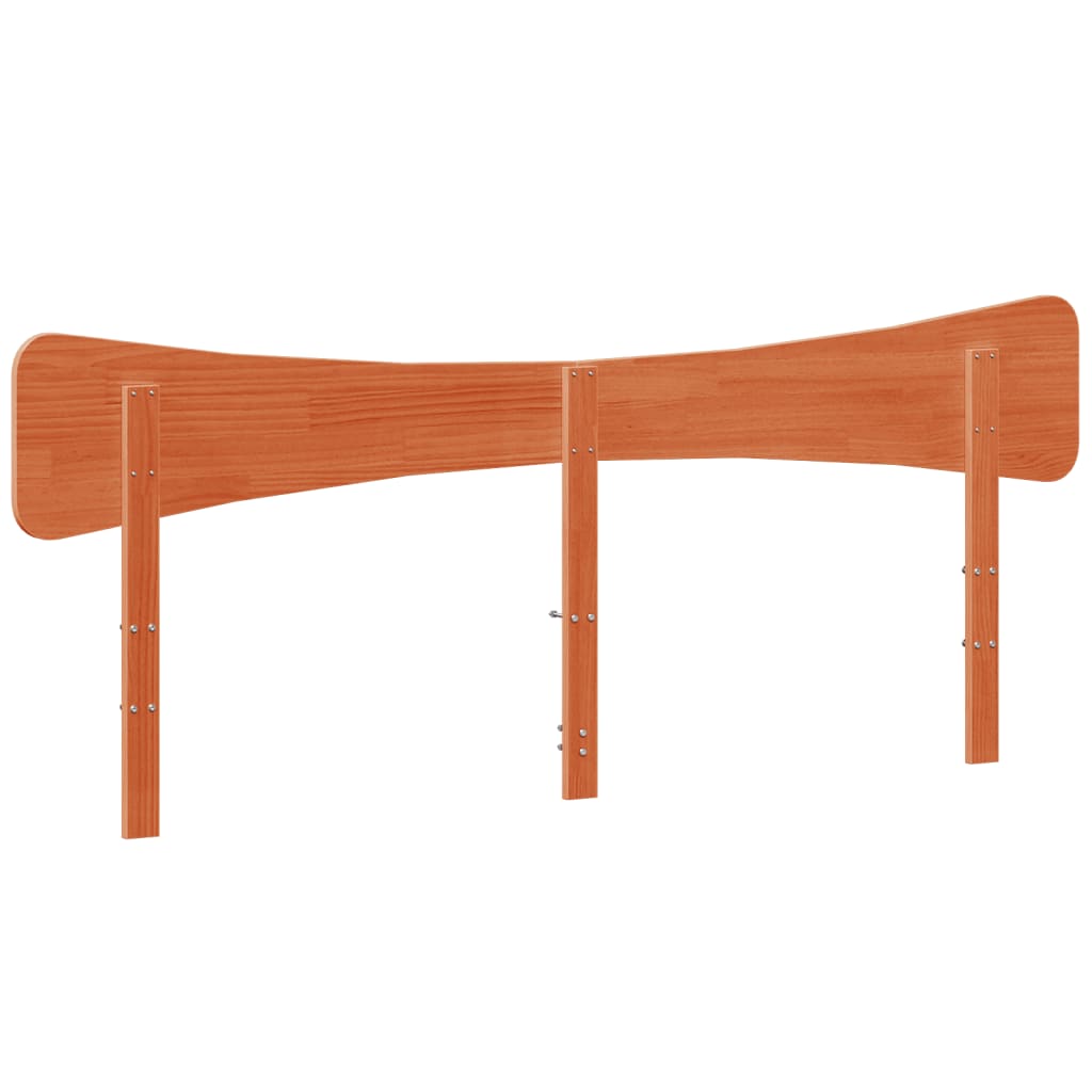 Kopfteil Wachsbraun 180 cm Massivholz Kiefer
