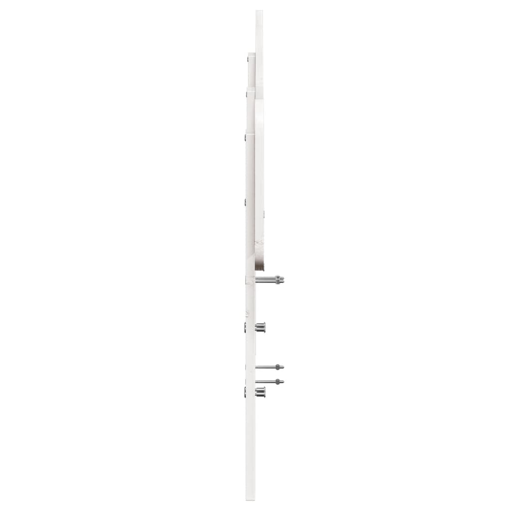 Kopfteil Weiß 150 cm Massivholz Kiefer