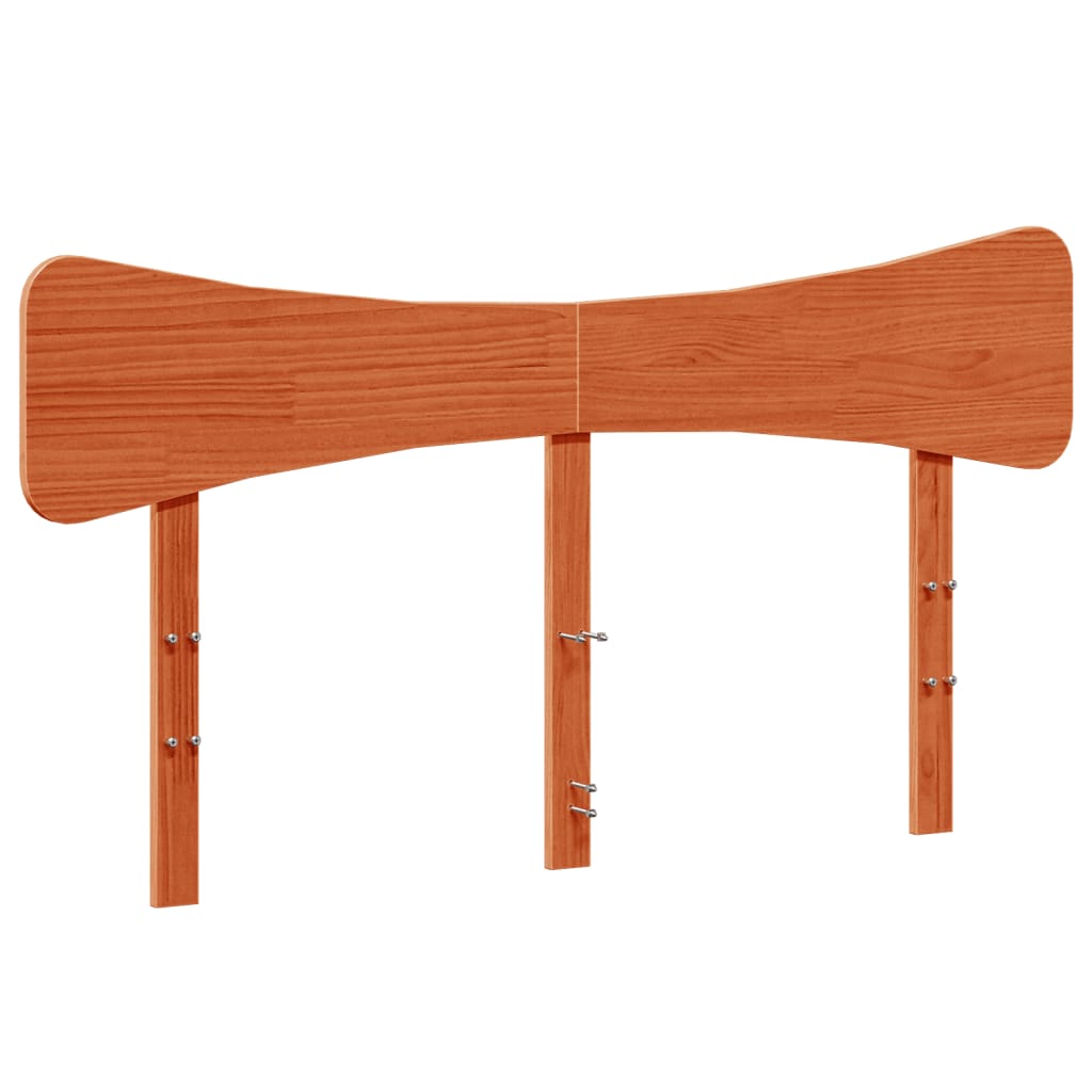 Kopfteil Wachsbraun 150 cm Massivholz Kiefer