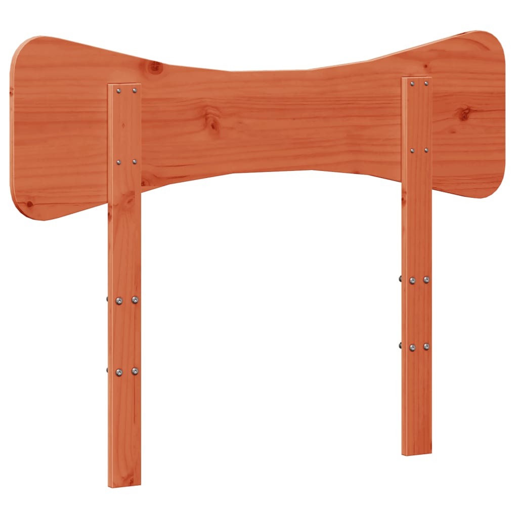 Kopfteil Wachsbraun 100 cm Massivholz Kiefer
