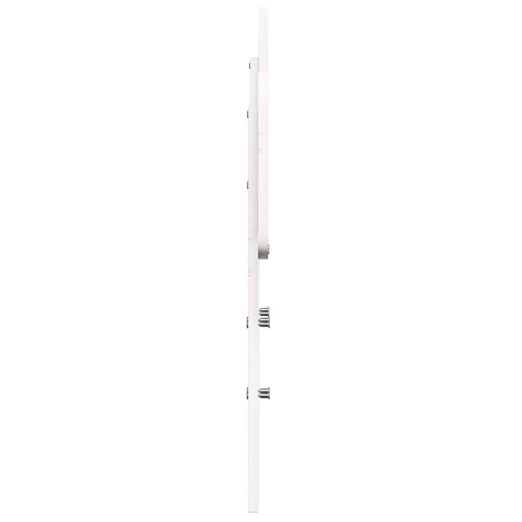 Kopfteil Weiß 75 cm Massivholz Kiefer