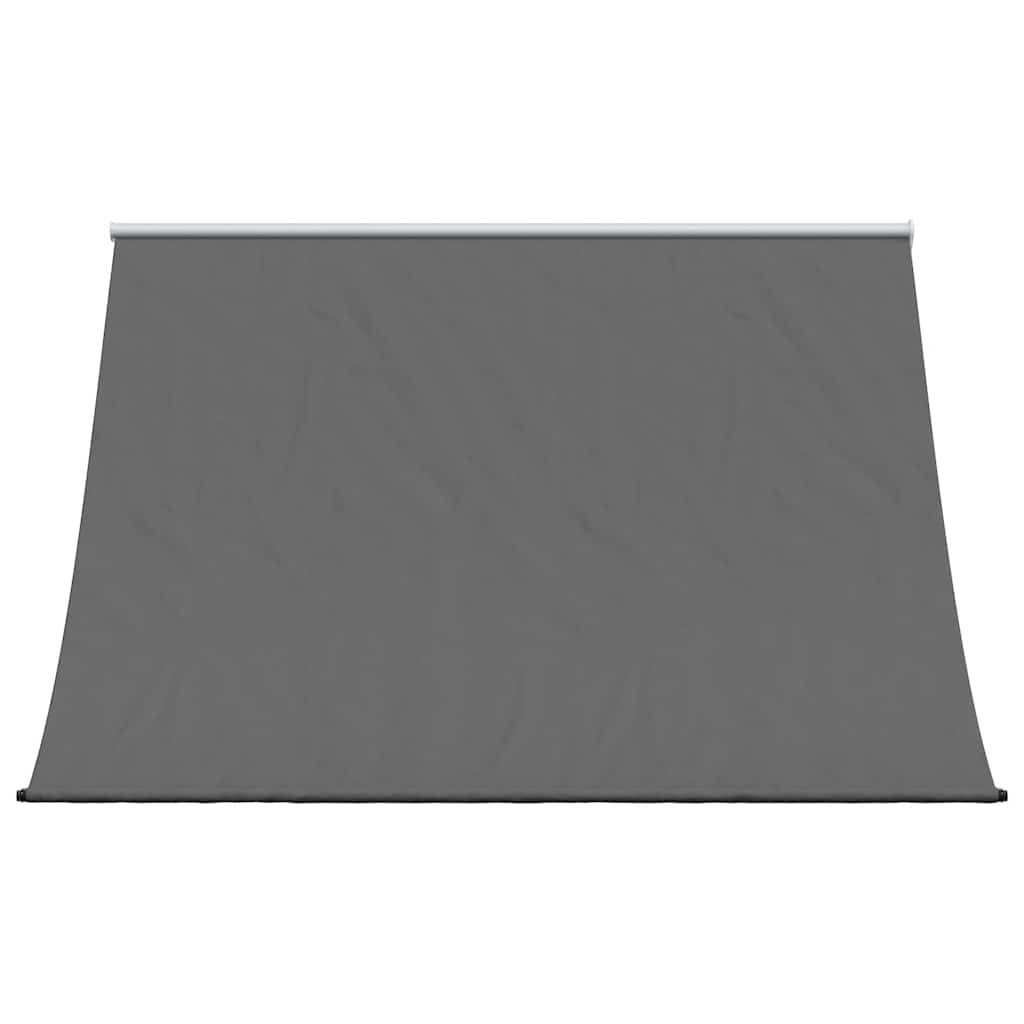 Markise Einziehbar Anthrazit 250x150 cm Stoff und Stahl