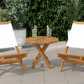 Tischplatte 50x50x2,5 cm Achteckig Massivholz Teak