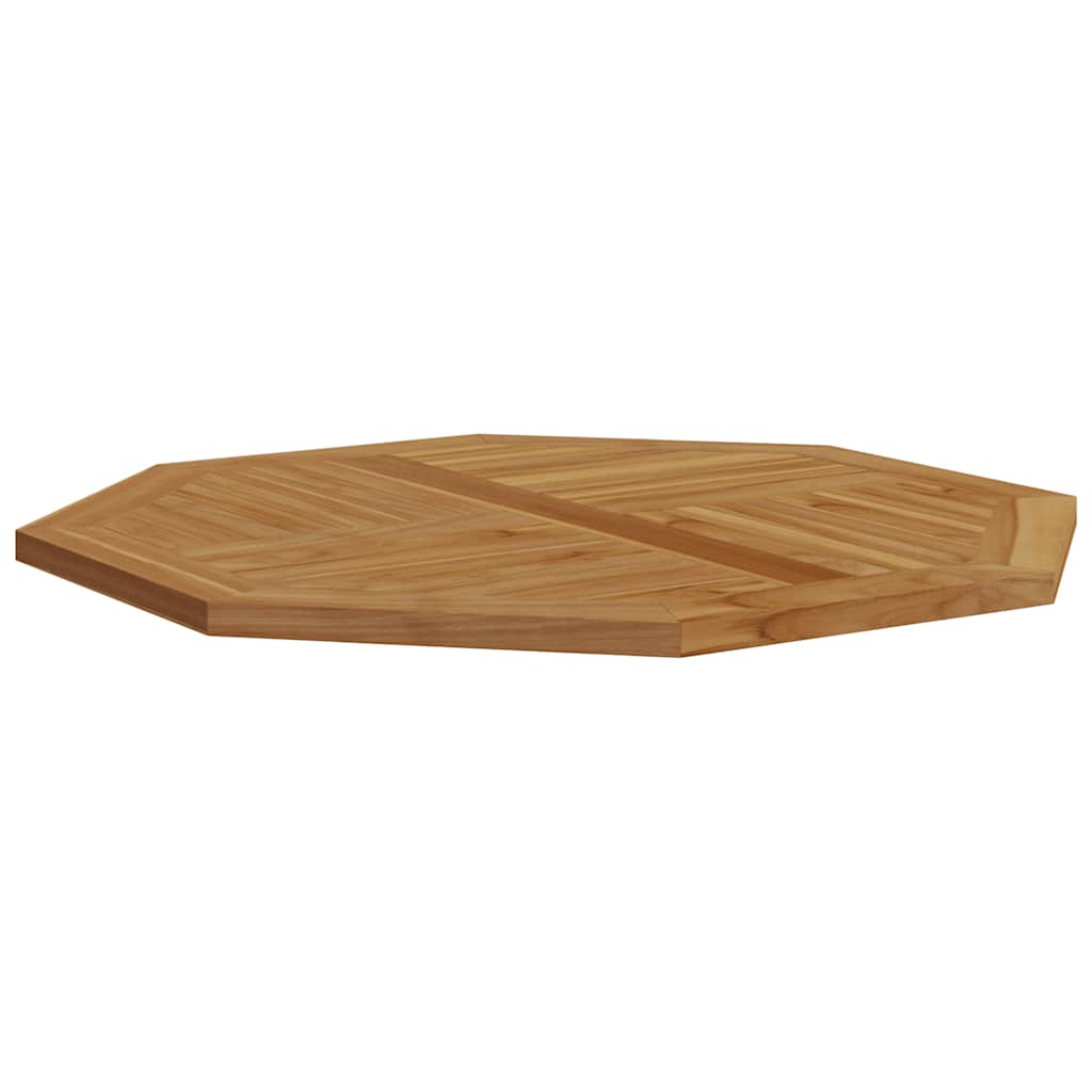 Tischplatte 90x90x2,5 cm Achteckig Massivholz Teak