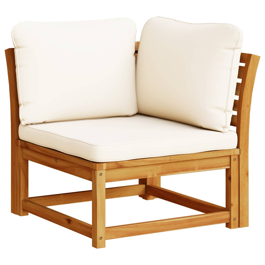 6-tlg. Garten-Lounge-Set mit Kissen Massivholz Akazie