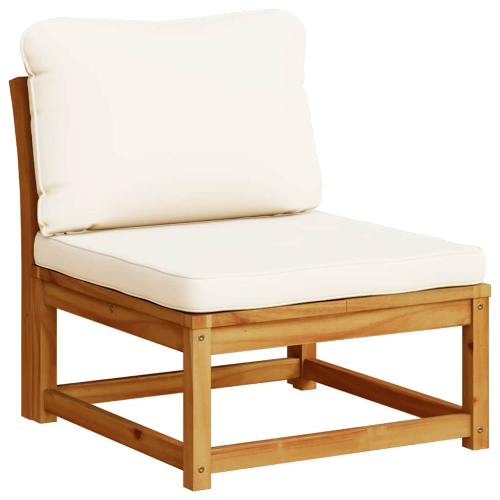 7-tlg. Garten-Lounge-Set mit Kissen Massivholz Akazie