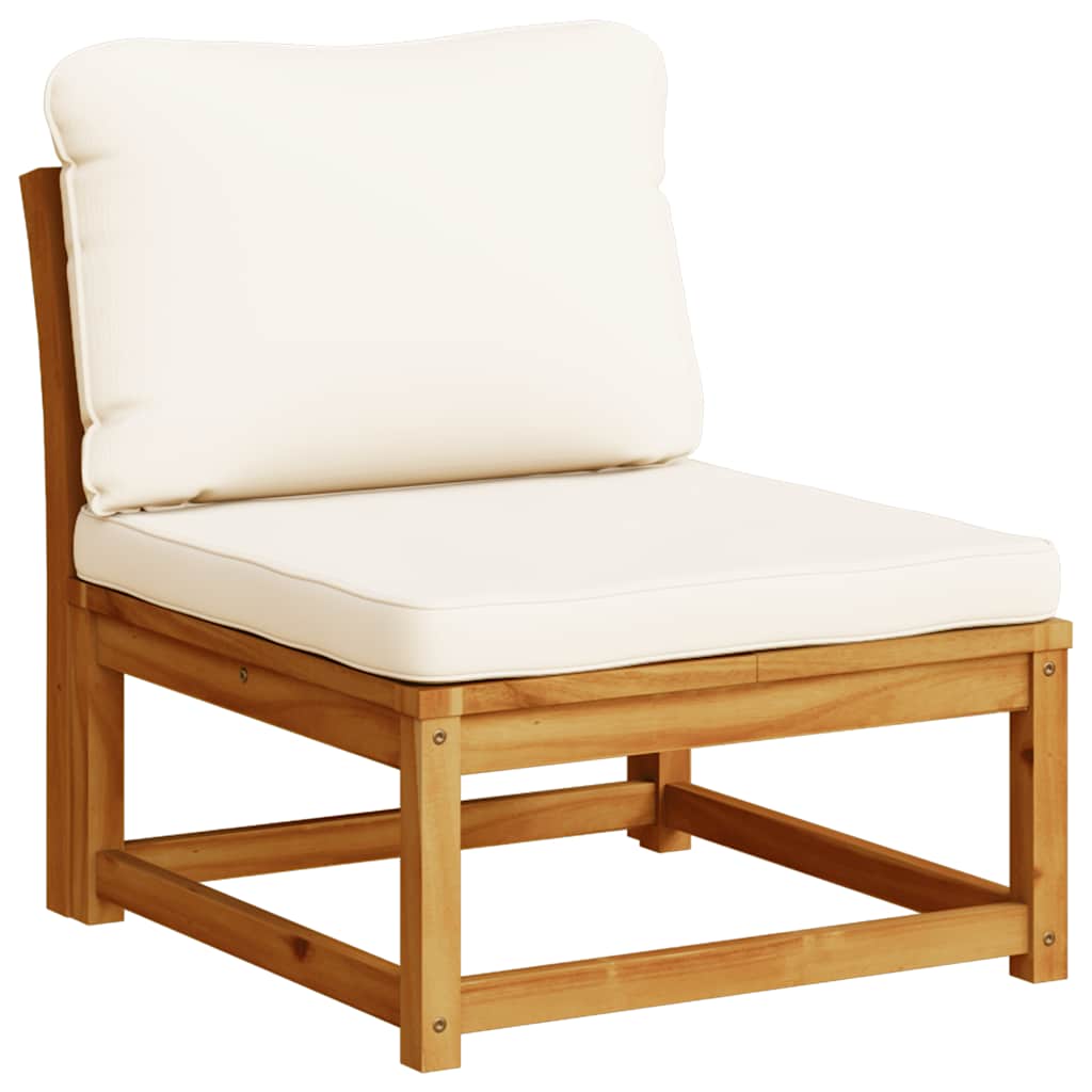 5-tlg. Garten-Lounge-Set mit Kissen Massivholz Akazie