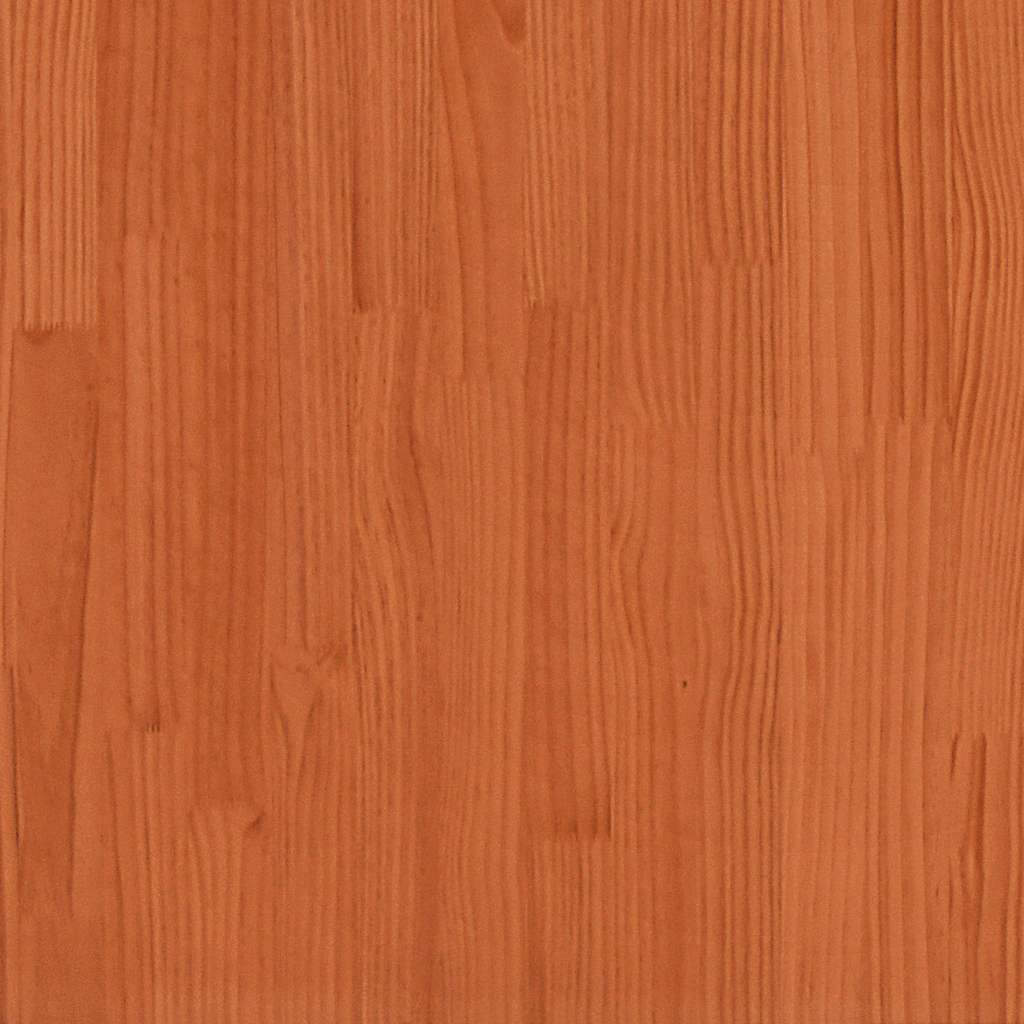 Picknicktisch für Kinder Wachsbraun 88x97x52 cm Massivholz