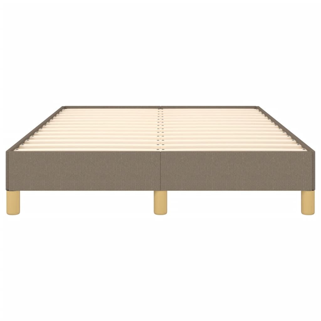 Bettgestell ohne Matratze Taupe 120x190 cm Stoff