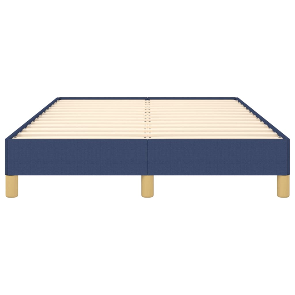 Bettgestell ohne Matratze Blau 120x190 cm Stoff