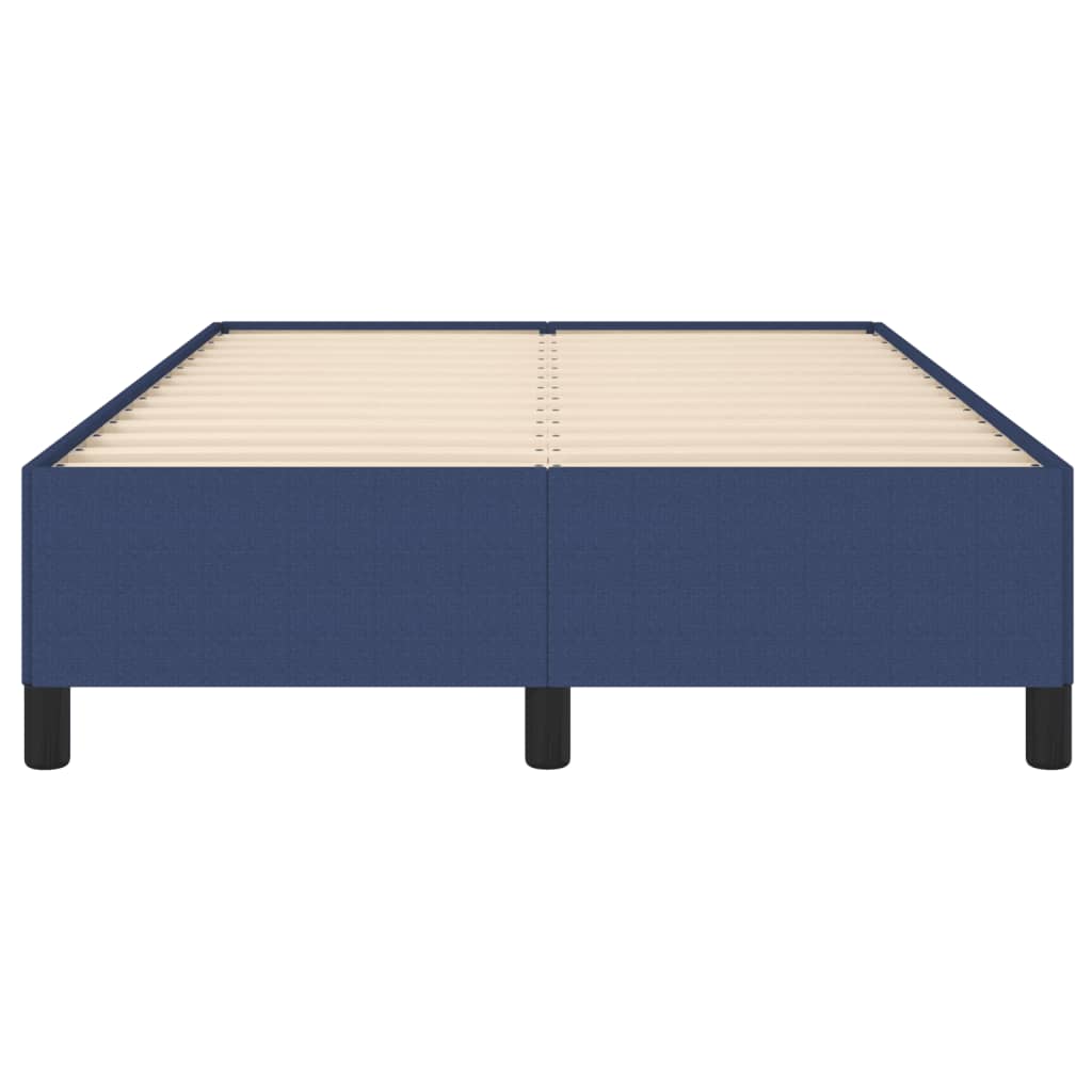 Bettgestell ohne Matratze Blau 120x190 cm Stoff