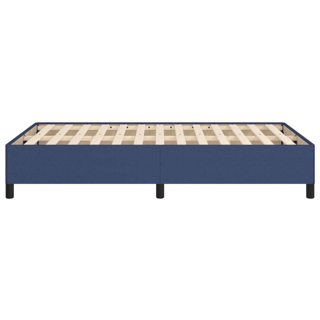 Bettgestell ohne Matratze Blau 120x190 cm Stoff