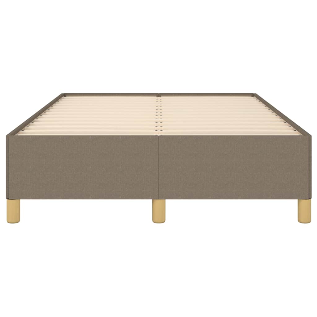 Bettgestell ohne Matratze Taupe 120x190 cm Stoff