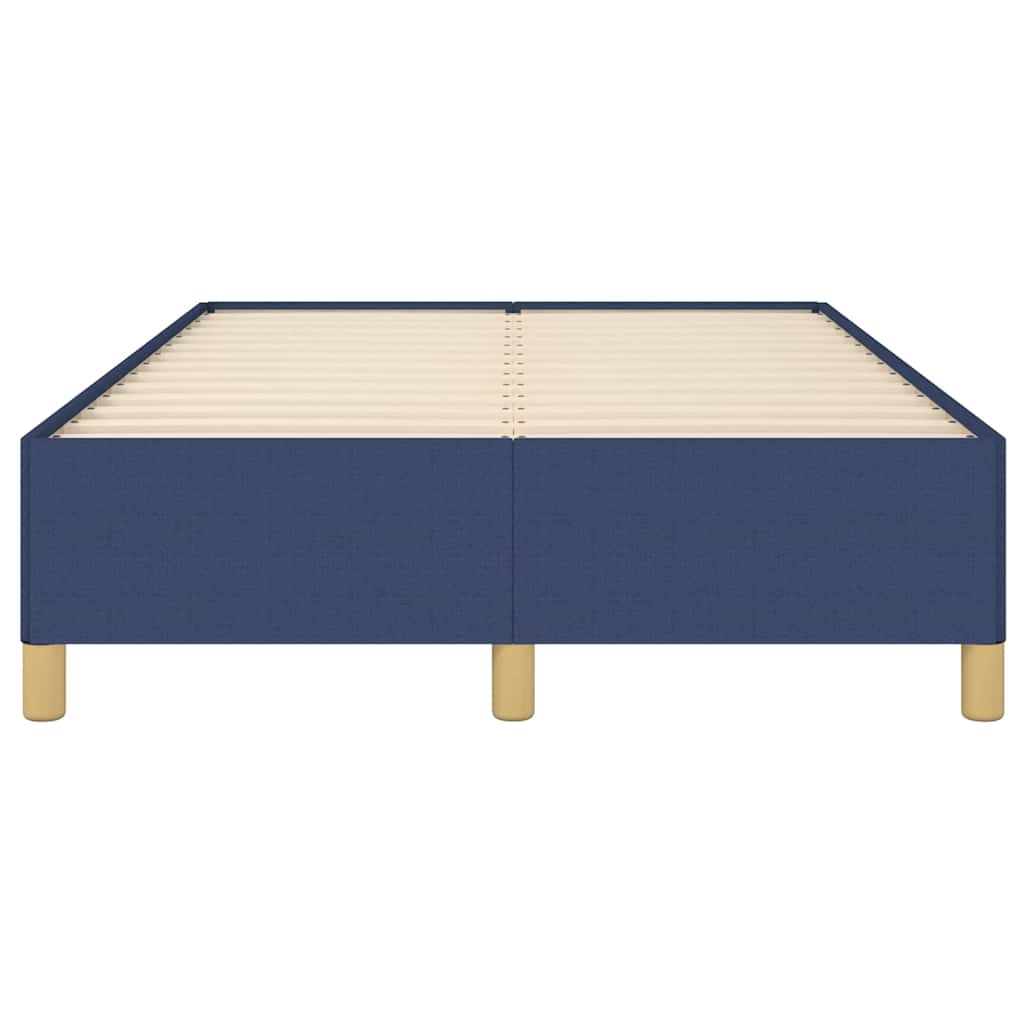 Bettgestell ohne Matratze Blau 120x190 cm Stoff
