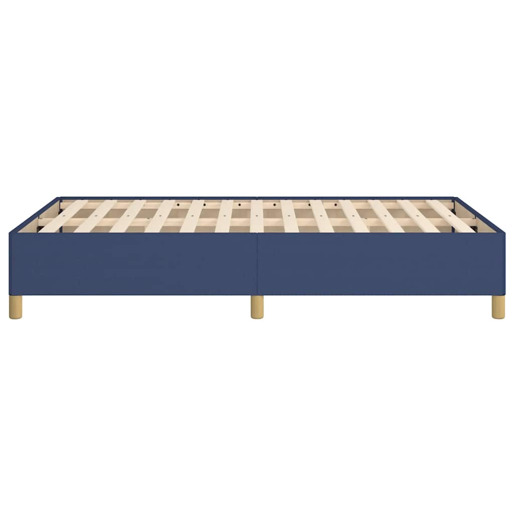 Bettgestell ohne Matratze Blau 120x190 cm Stoff