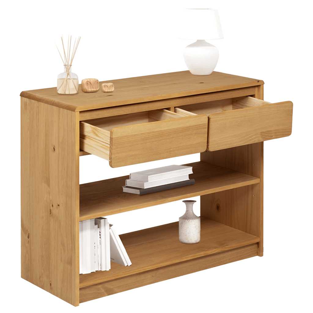 Konsolentisch SAUDA Eiche-Optik 89,5x36,5x73 cm Kiefernholz