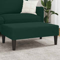 Fußhocker Dunkelgrün 77x55x31 cm Samt