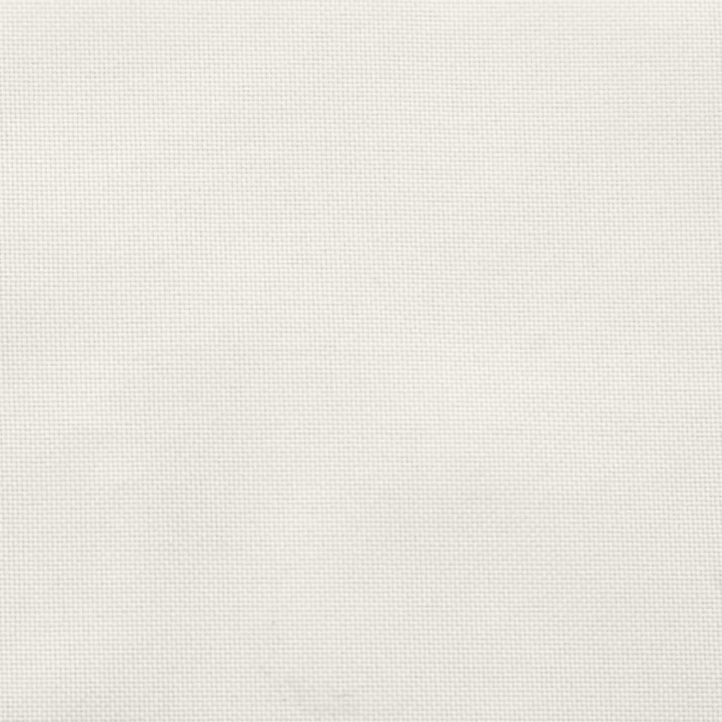 Hochlehner-Auflagen 2 Stk. Melange Creme 120x50x7 cm Stoff