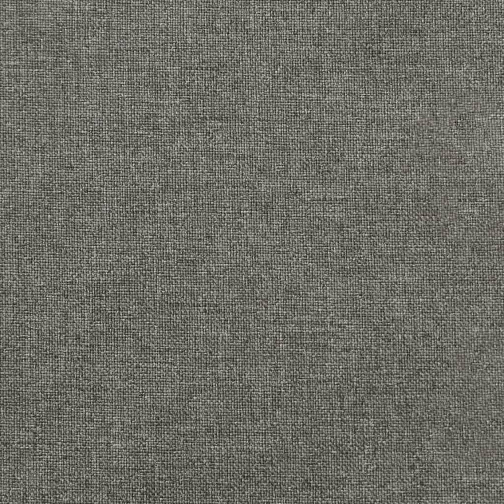 Niedriglehner-Auflagen 4 Stk. Dunkelgrau 100x50x7 cm Stoff