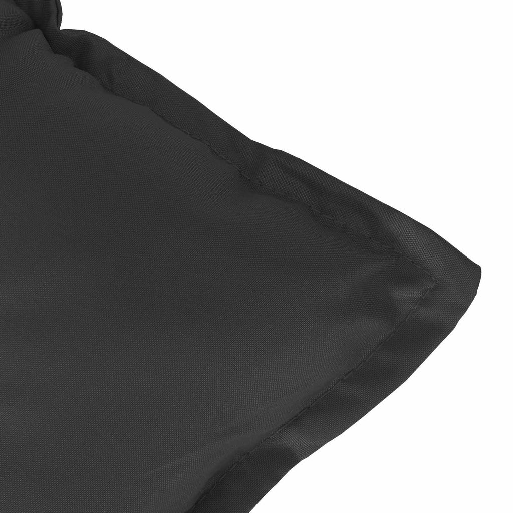 Niedriglehner Stuhlkissen Set 4 pcs Melange Schwarz