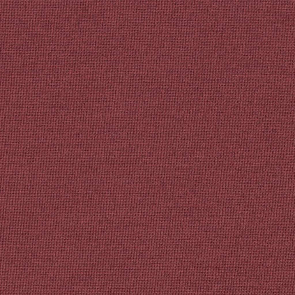 Niedriglehner-Auflagen 2 Stk. Melange Weinrot 100x50x7 cm Stoff