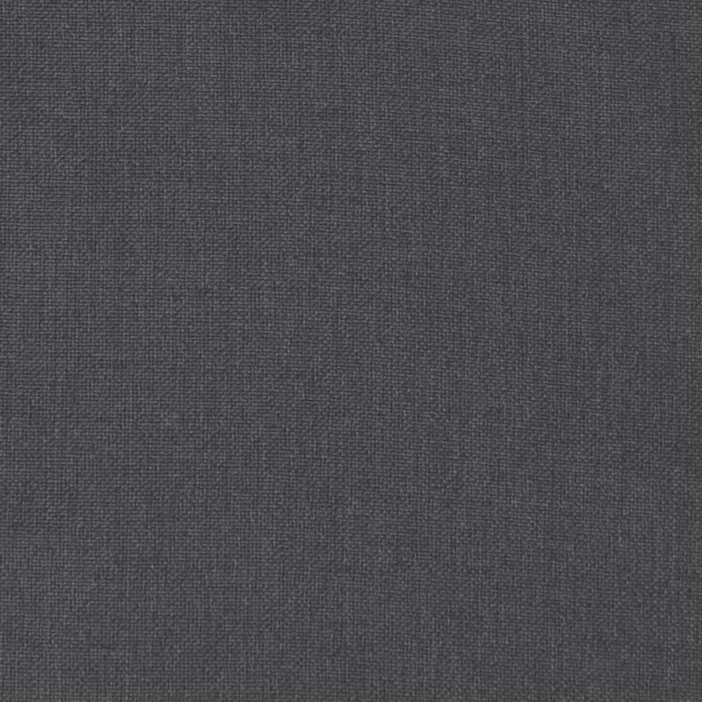 Niedriglehner-Auflagen 6 Stk Melange Anthrazit 100x50x4cm Stoff