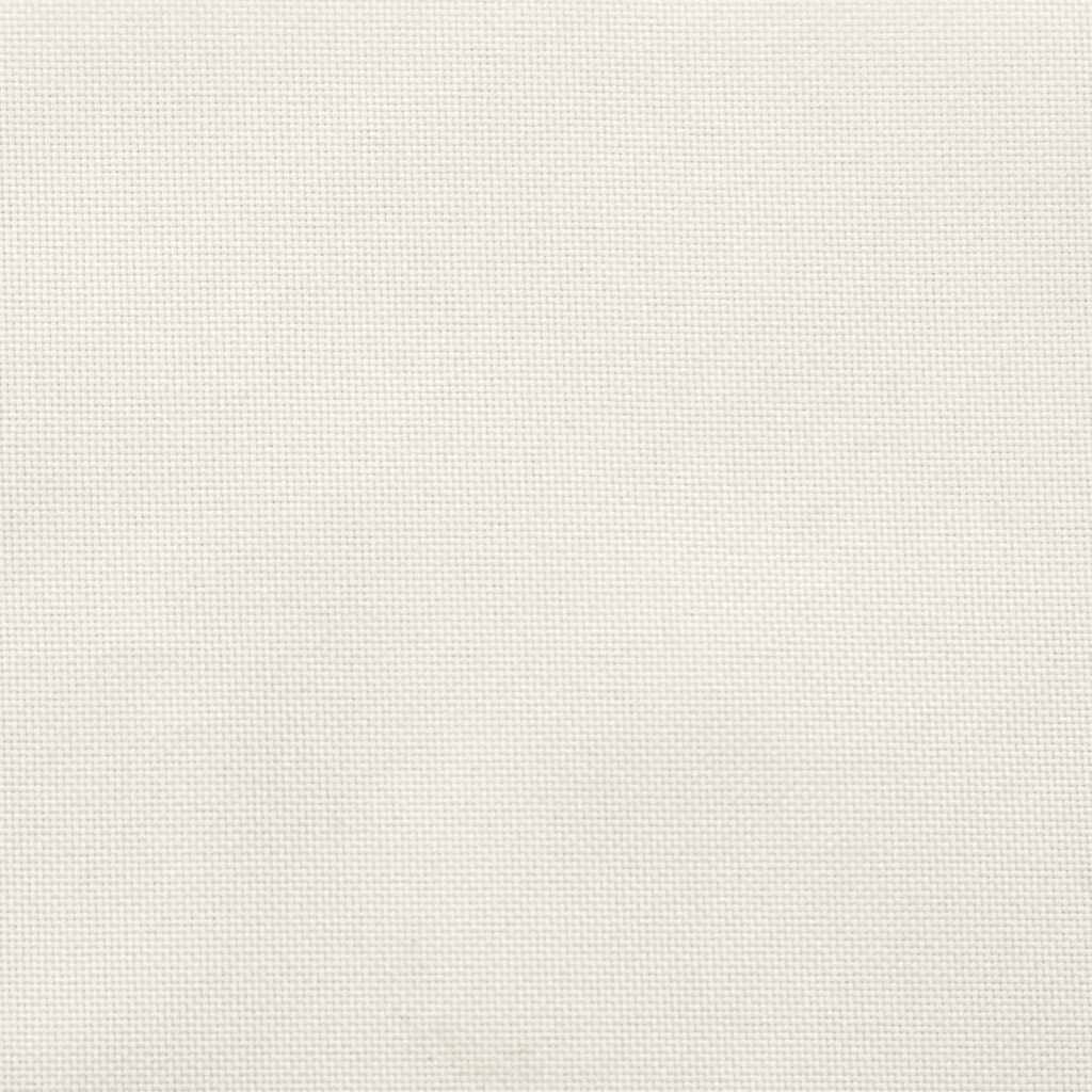Sonnenliegen-Auflage Melange Creme 186x58x4 cm Stoff