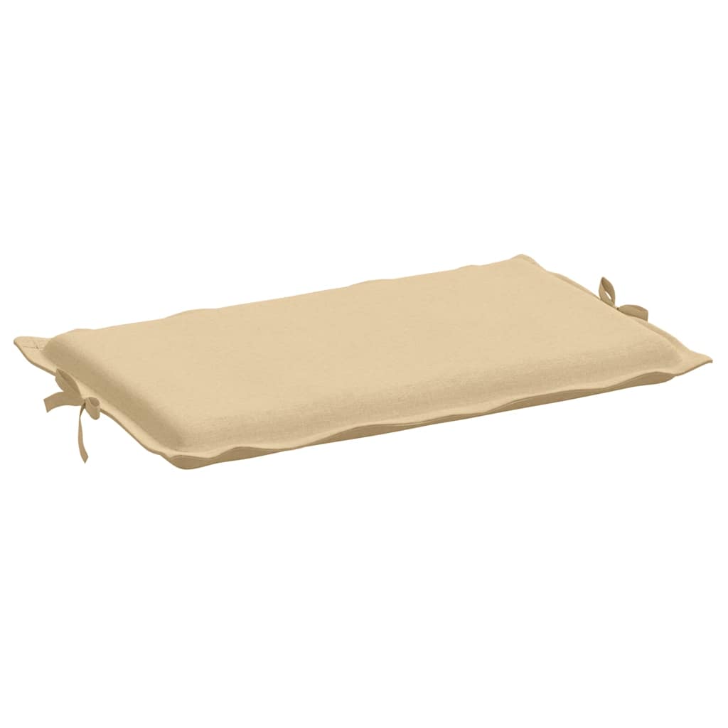 Sonnenliegen-Auflage Melange Beige 186x58x4 cm Stoff
