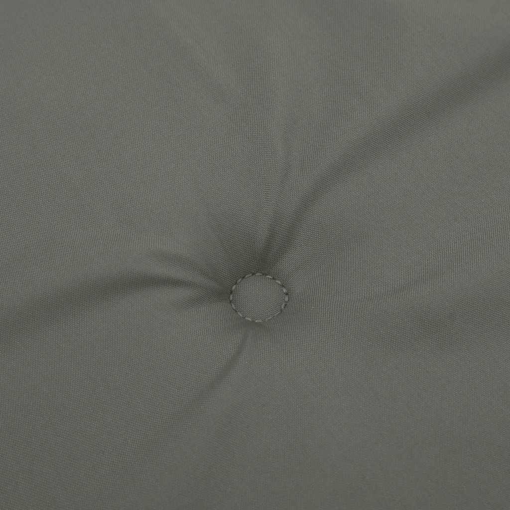 Liegestuhl-Auflage Melange Dunkelgrau (75+105) x 50 x 4 cm Stoff