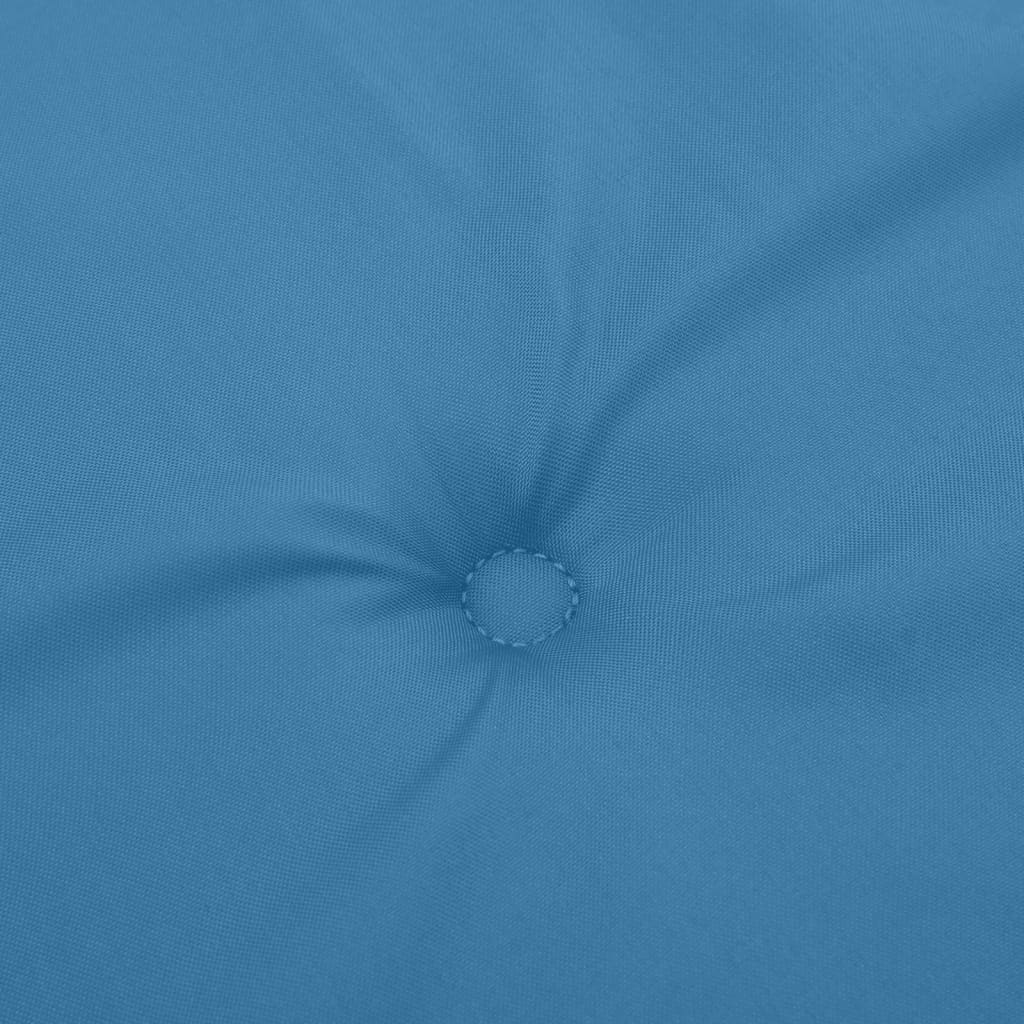 Gartenbank-Auflage Melange Blau 150x50x7 cm Stoff
