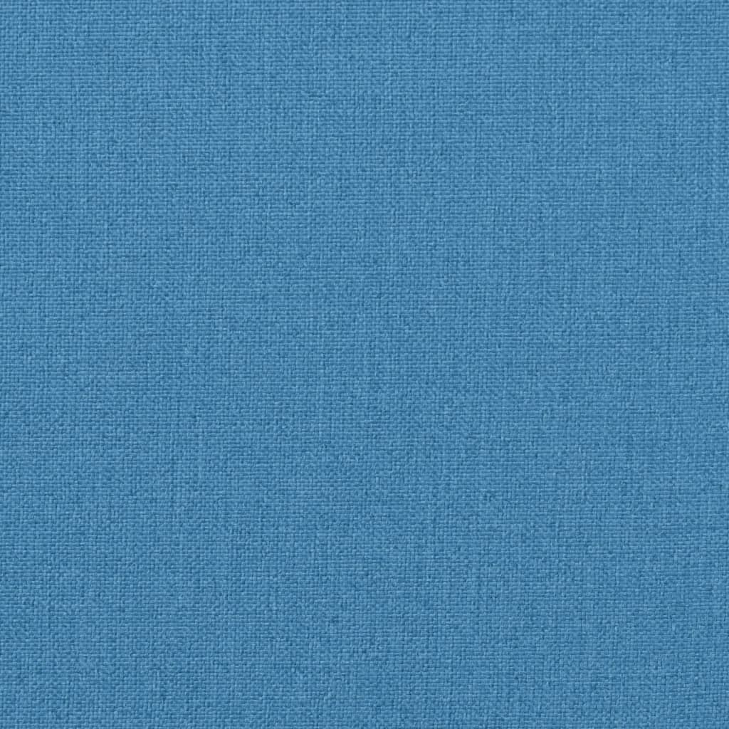 Gartenbank-Auflage Melange Blau 180x50x7 cm Stoff