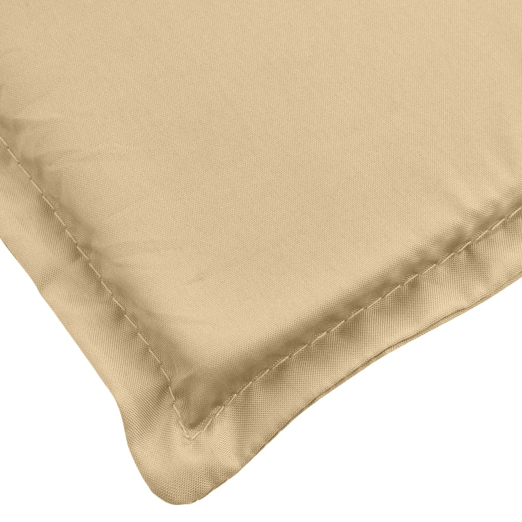 Gartenbank-Auflage Melange Beige 200x50x7 cm Stoff