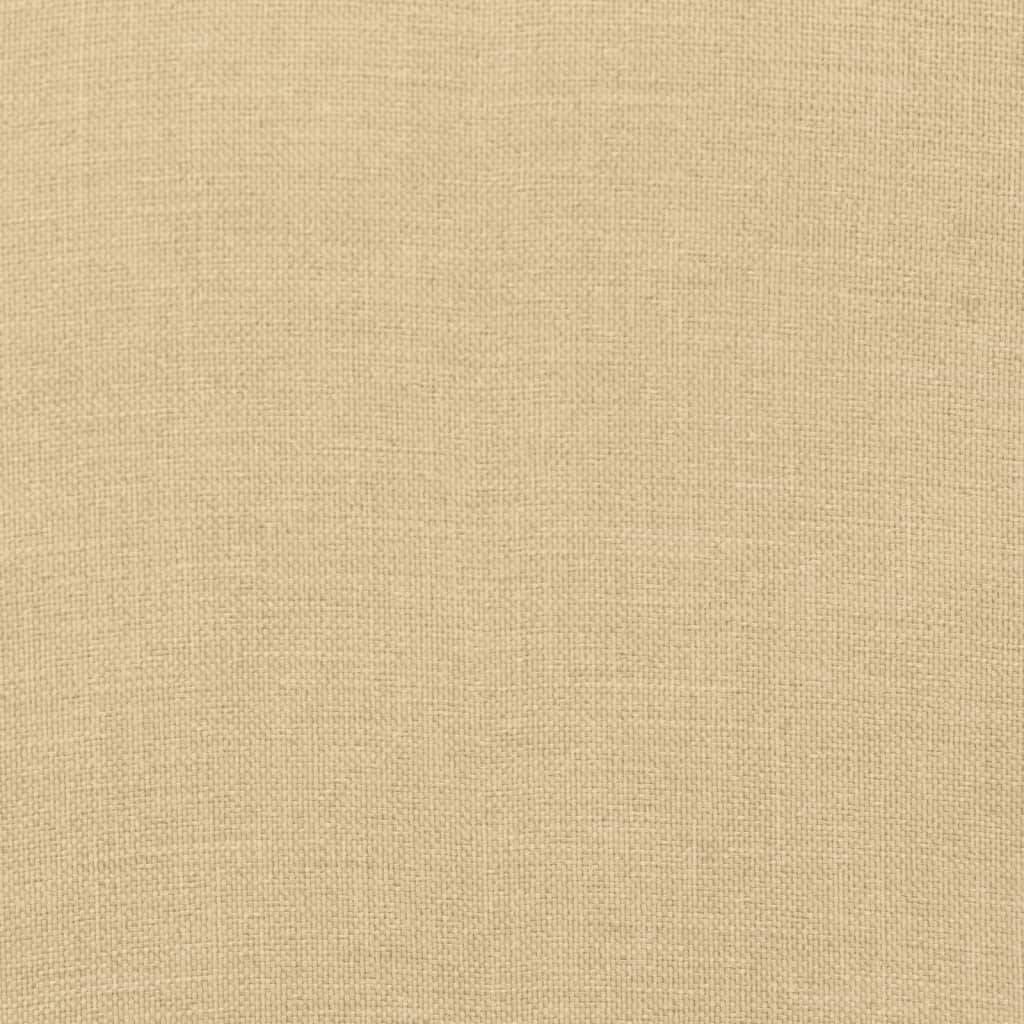 Gartenbank-Auflage Melange Beige 200x50x7 cm Stoff