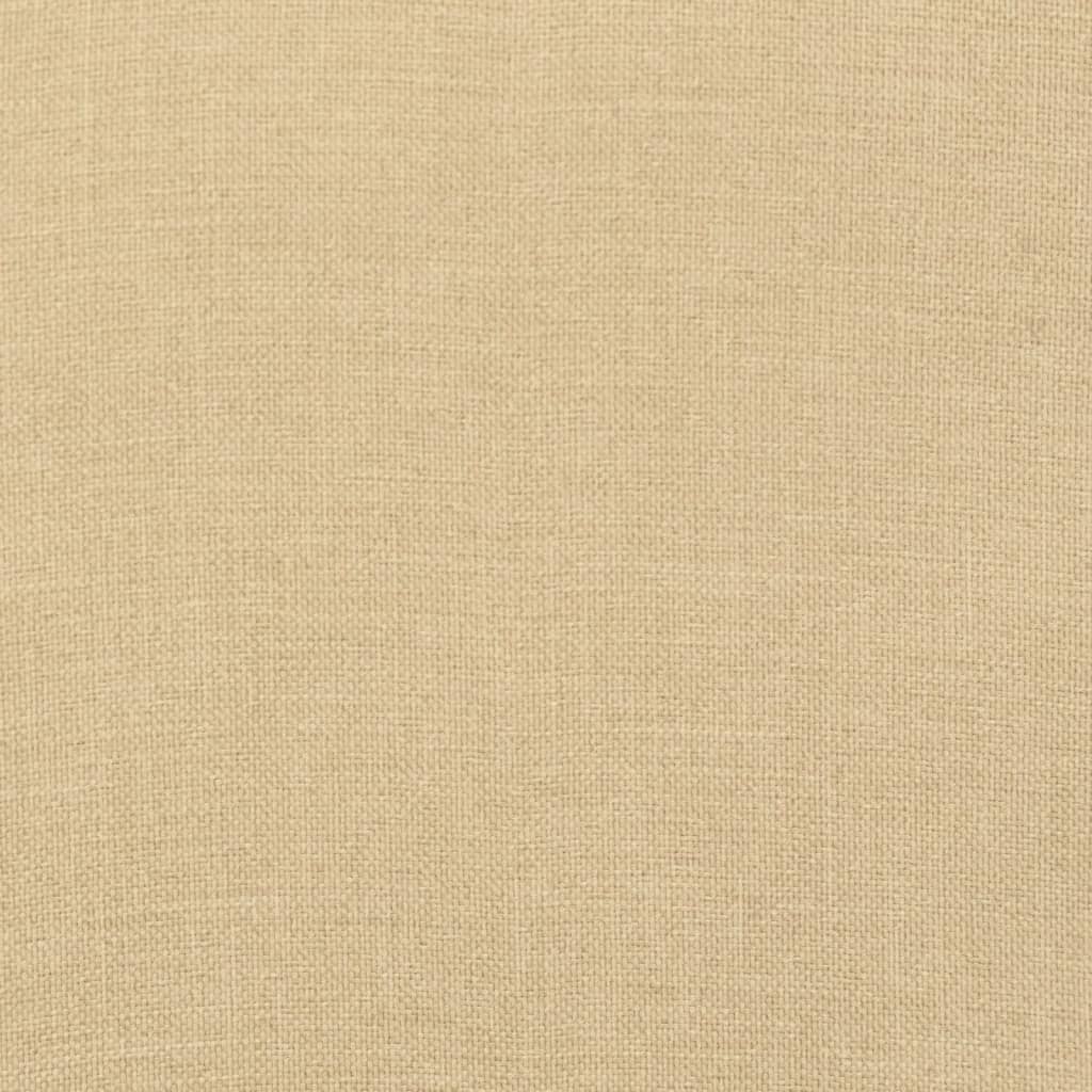 Gartenbank-Auflagen 2 Stk. Melange Beige 150x50x7 cm Stoff