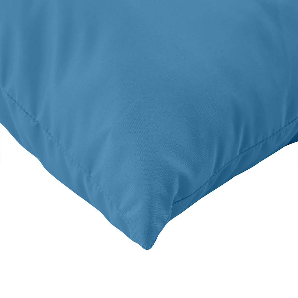 Palettenkissen 2-tlg. Melange Blau Stoff