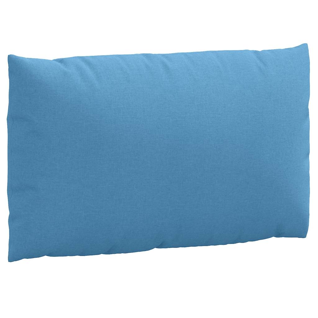 Palettenkissen 3-tlg. Melange Blau Stoff