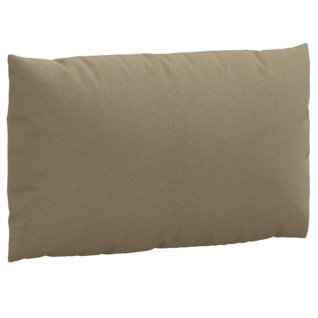 Palettenkissen 3-tlg. Melange Taupe Stoff