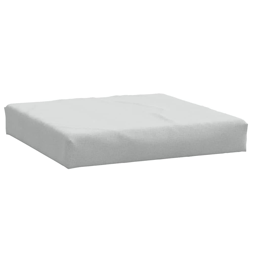Palettenkissen Melange Hellgrau 60x60x9,5 cm Stoff