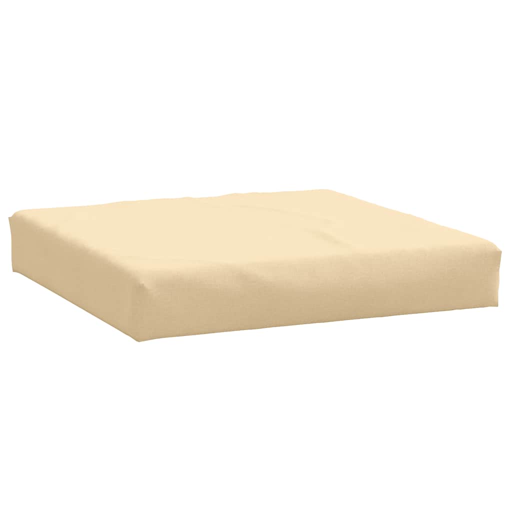 Palettenkissen Melange Beige 60x60x9,5 cm Stoff