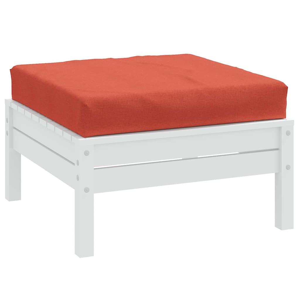 Palettenkissen Melange Rot 60x60x9,5 cm Stoff