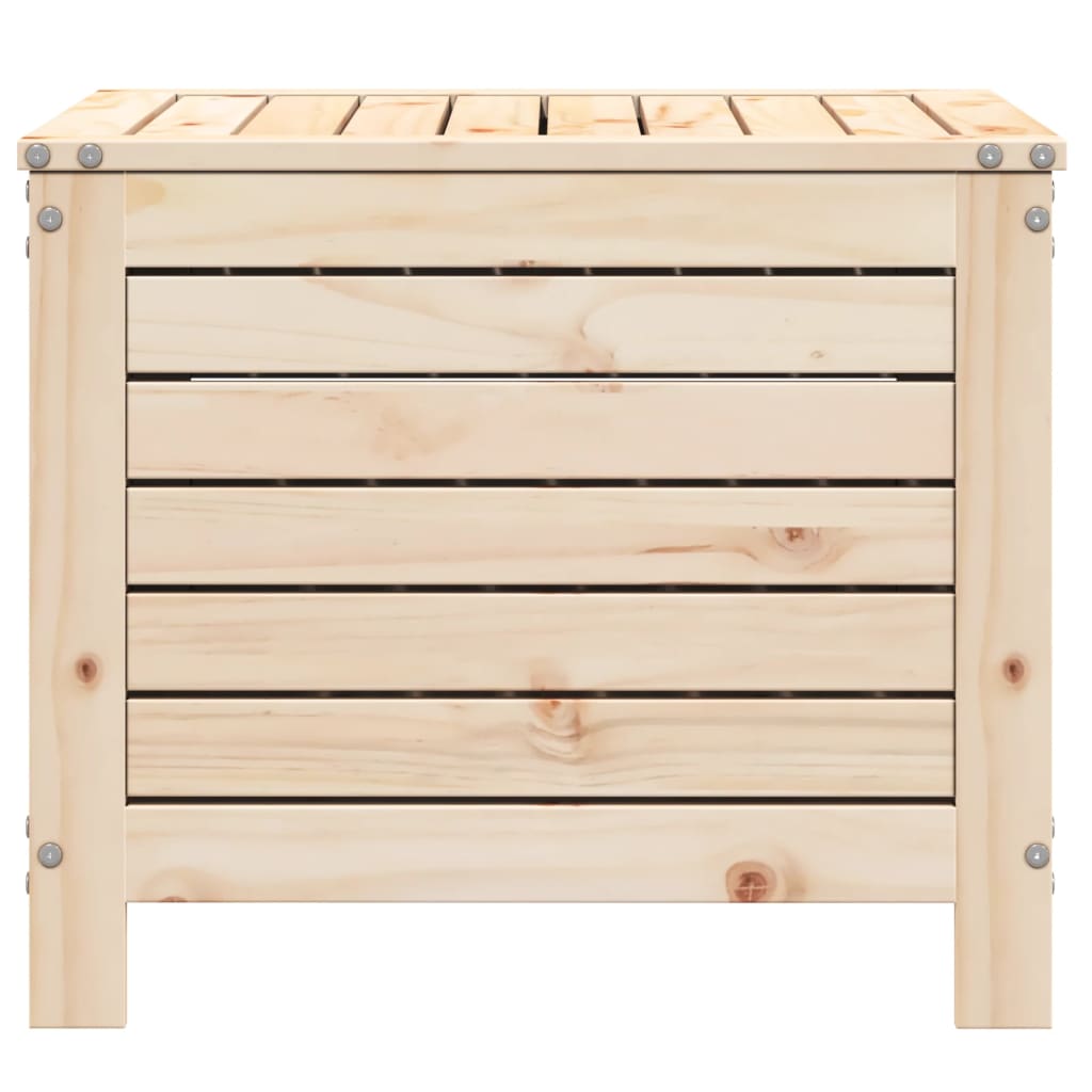 Gartenhocker 62x63,5x53,5 cm Massivholz Kiefer