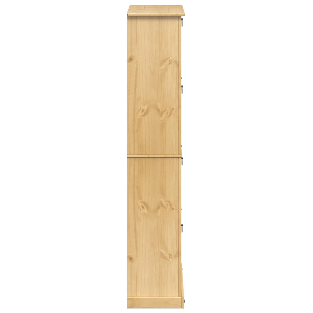Schuhschrank Corona 99x32x163,5 cm Massivholz Kiefer