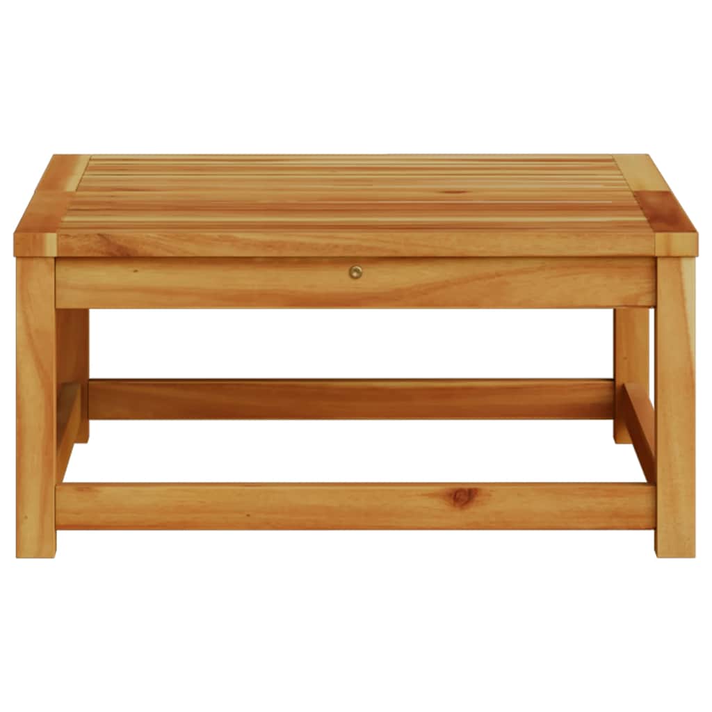 Gartentisch 63x63x30 cm Massivholz Akazie