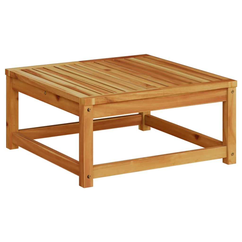 Gartentisch 63x63x30 cm Massivholz Akazie