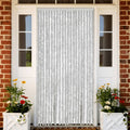 Fliegenvorhang Grau 90x200 cm Chenille
